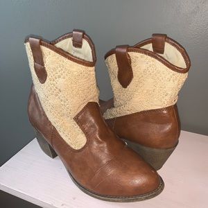 Lace Cowboy Boots